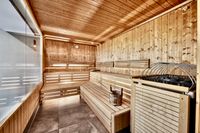 Bio-Sauna, finnische Sauna und Infrarotkabine im Deluxe Apartment an der Zugspitze